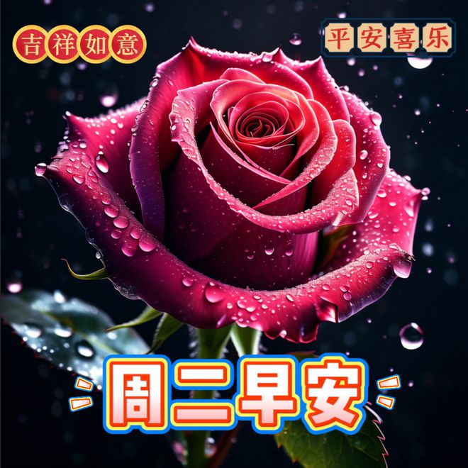日-周二早上好祝福语图片大全麻将胡了2025年1月14(图3)